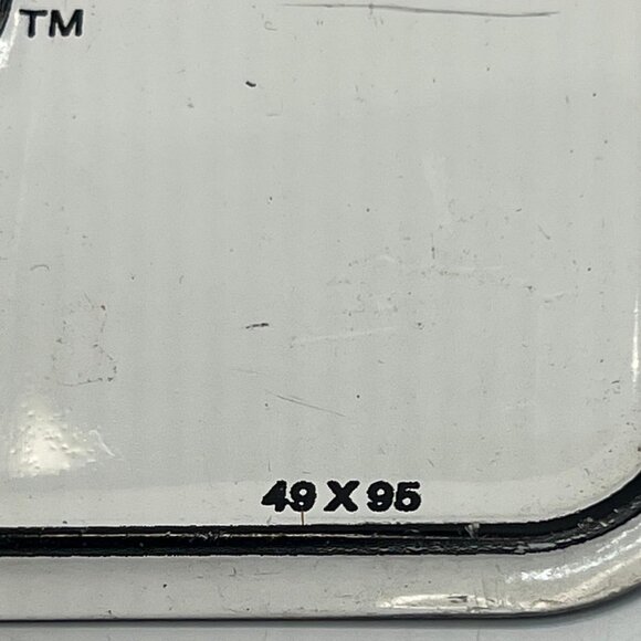 Vintage Chicago Bulls NBA White Metal Sign Official Licensed Wall Décor 49x95 - Picture 3 of 3